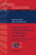 Cover: Lagrangian and Hamiltonian Methods For Nonlinear Control 2006 - Springer