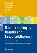 Cover: Nanotechnologies, Hazards and Resource Efficiency - Springer