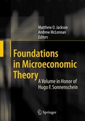 Cover: Foundations in Microeconomic Theory - Springer