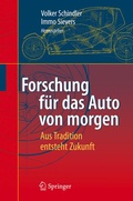 Cover: Forschung f&uuml;r das Auto von morgen - Springer