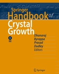 Cover: Springer Handbook of Crystal Growth - Springer
