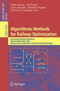 Cover: Algorithmic Methods for Railway Optimization - Springer