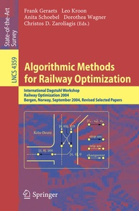 Enlarge image Cover: Algorithmic Methods for Railway Optimization - Springer