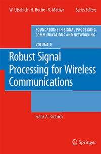 Enlarge image Cover: Robust Signal Processing for Wireless Communications - Springer