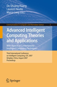Enlarge image Cover: Advanced Intelligent Computing Theories and Applications - Springer