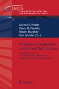 Cover: Advances in Cooperative Control and Optimization - Springer