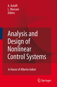 Enlarge image Cover: Analysis and Design of Nonlinear Control Systems - Springer