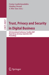 Abbildung von: Trust, Privacy and Security in Digital Business - Springer