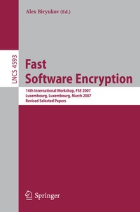 Enlarge image Cover: Fast Software Encryption - Springer
