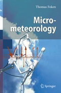 Cover: Micrometeorology - Springer