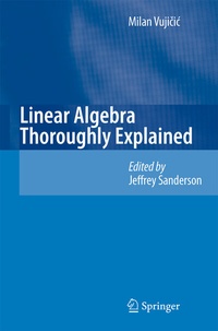 Abbildung von: Linear Algebra Thoroughly Explained - Springer