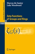 Cover: Zeta Functions of Groups and Rings - Springer