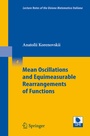 Cover: Mean Oscillations and Equimeasurable Rearrangements of Functions - Springer