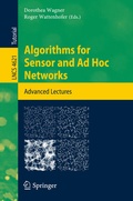 Cover: Algorithms for Sensor and Ad Hoc Networks - Springer