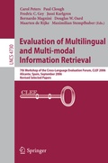 Cover: Evaluation of Multilingual and Multi-modal Information Retrieval - Springer