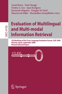 Abbildung von: Evaluation of Multilingual and Multi-modal Information Retrieval - Springer