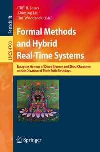 Enlarge image Cover: Formal Methods and Hybrid Real-Time Systems - Springer