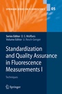 Cover: Standardization and Quality Assurance in Fluorescence Measurements I - Springer