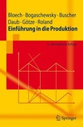 Cover: Einf&uuml;hrung in die Produktion - Springer
