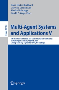 Enlarge image Cover: Multi-Agent Systems and Applications V - Springer
