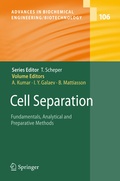 Cover: Cell Separation - Springer