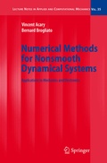 Cover: Numerical Methods for Nonsmooth Dynamical Systems - Springer