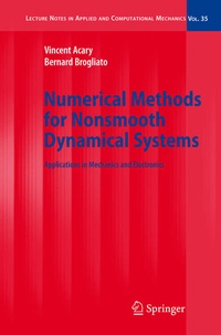 Enlarge image Cover: Numerical Methods for Nonsmooth Dynamical Systems - Springer