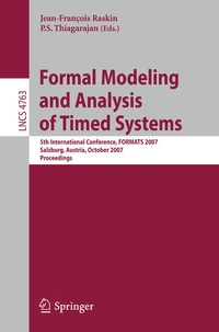 Enlarge image Cover: Formal Modeling and Analysis of Timed Systems - Springer