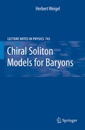 Cover: Chiral Soliton Models for Baryons - Springer
