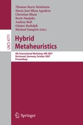 Cover: Hybrid Metaheuristics - Springer