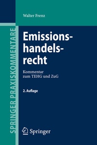 Abbildung von: Emissionshandelsrecht - Springer