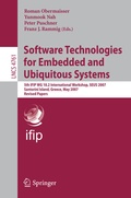 Cover: Software Technologies for Embedded and Ubiquitous Systems - Springer