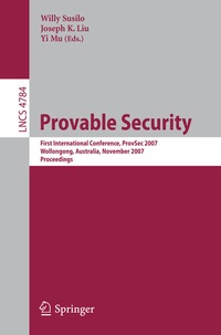 Abbildung von: Provable Security - Springer