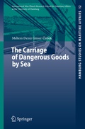 Abbildung von: The Carriage of Dangerous Goods by Sea - Springer