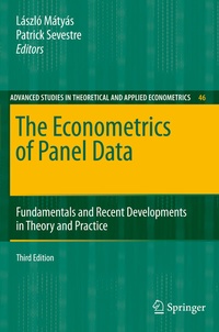 Enlarge image Cover: The Econometrics of Panel Data - Springer