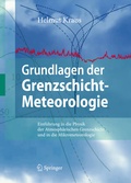 Cover: Grundlagen der Grenzschicht-Meteorologie - Springer