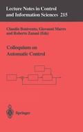 Cover: Colloquium on Automatic Control - Springer