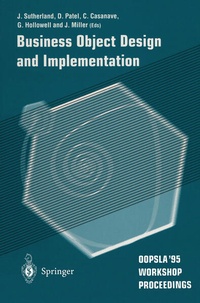 Enlarge image Cover: Business Object Design and Implementation - Springer