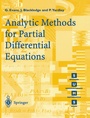Cover: Analytic Methods for Partial Differential Equations - Springer