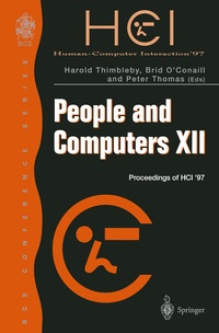 Abbildung von: People and Computers XII - Springer