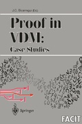 Cover: Proof in VDM: Case Studies - Springer