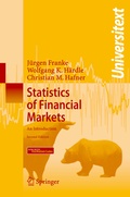Cover: Statistics of Financial Markets - Springer