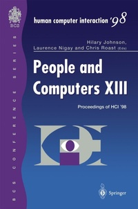 Enlarge image Cover: People and Computers XIII - Springer