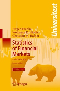 Enlarge image Cover: Statistics of Financial Markets - Springer