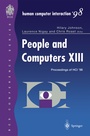 Cover: People and Computers XIII - Springer