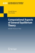 Cover: Computational Aspects of General Equilibrium Theory - Springer