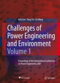Enlarge image Cover: Challenges of Power Engineering and Environment - Springer