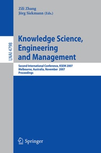 Enlarge image Cover: Knowledge Science, Engineering and Management - Springer