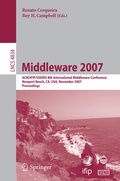 Cover: Middleware 2007 - Springer