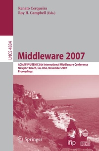 Enlarge image Cover: Middleware 2007 - Springer
